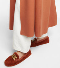 Tod's Embellished shearling loafers