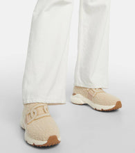 Tod's Faux shearling slip-on sneakers