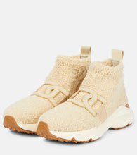 Tod's Faux shearling slip-on sneakers