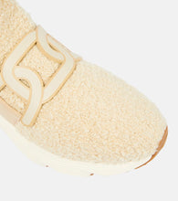 Tod's Faux shearling slip-on sneakers