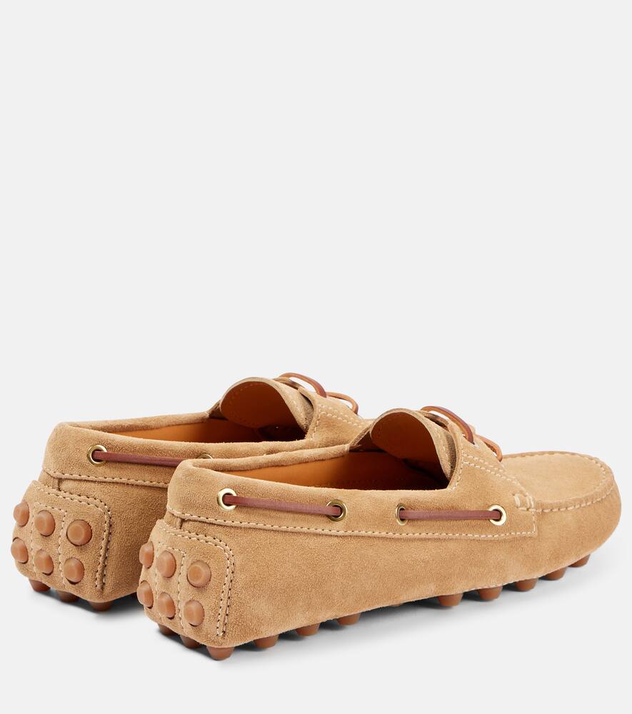 Tod's Gommino Bubble suede boat shoes