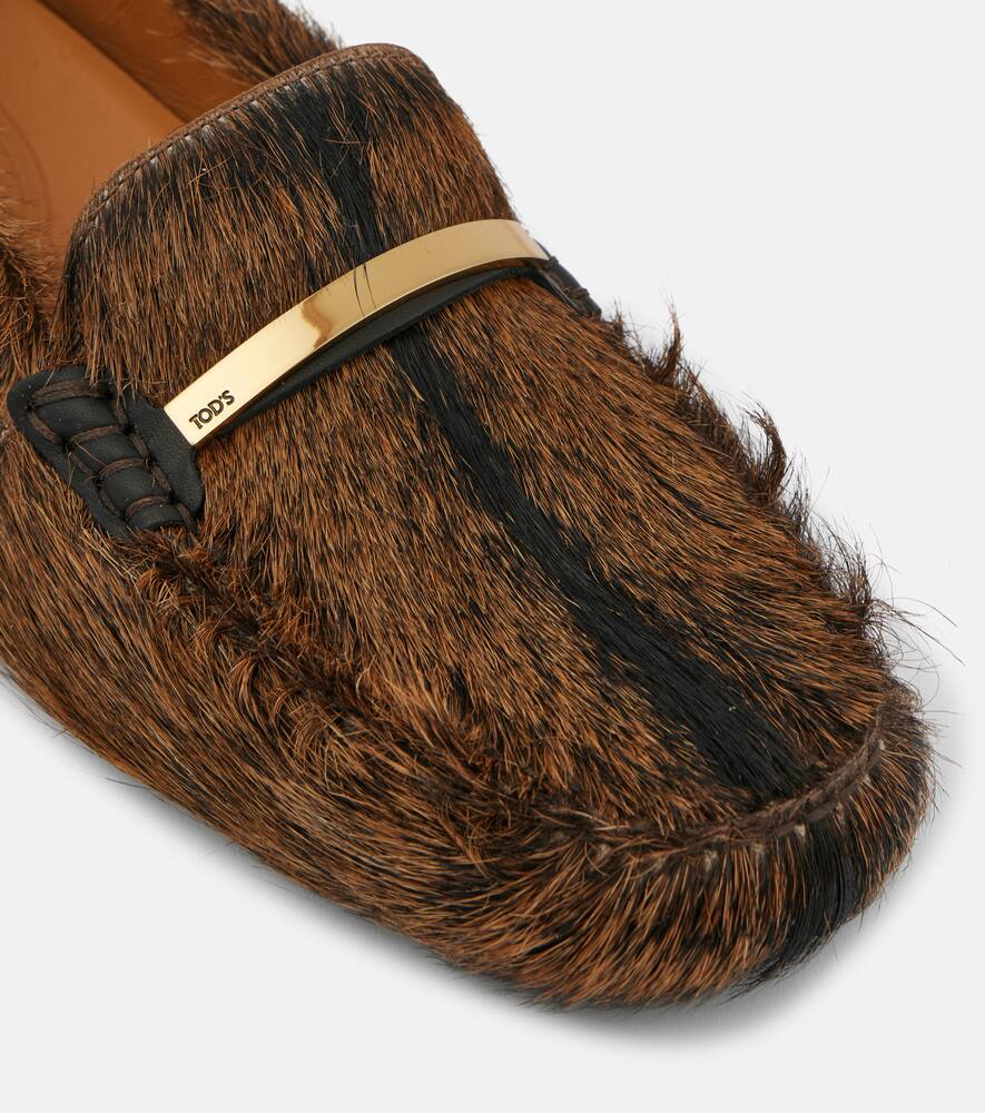 Tod's Gommino calf hair loafers