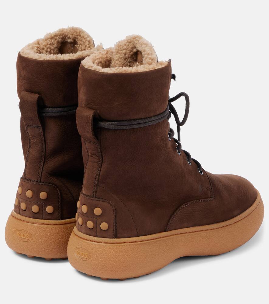 Tod's Gommino leather lace-up boots