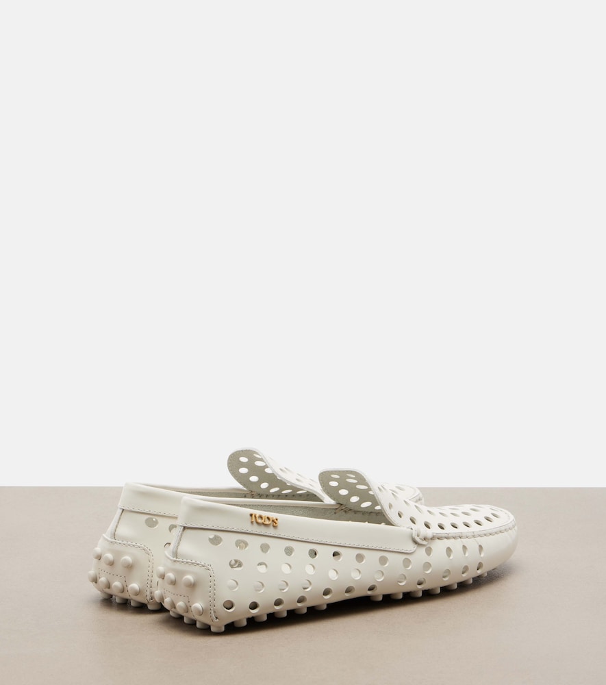 Tod's Gommino perforated leather loafers
