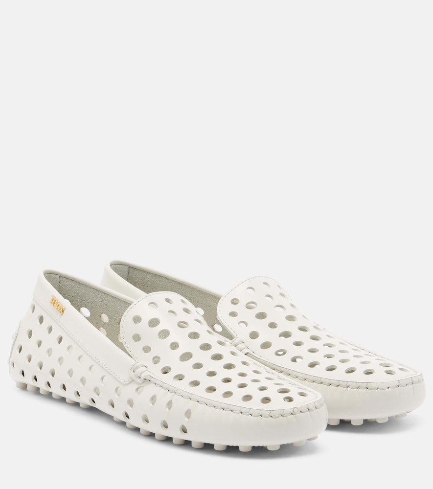 Tod's Gommino perforated leather loafers