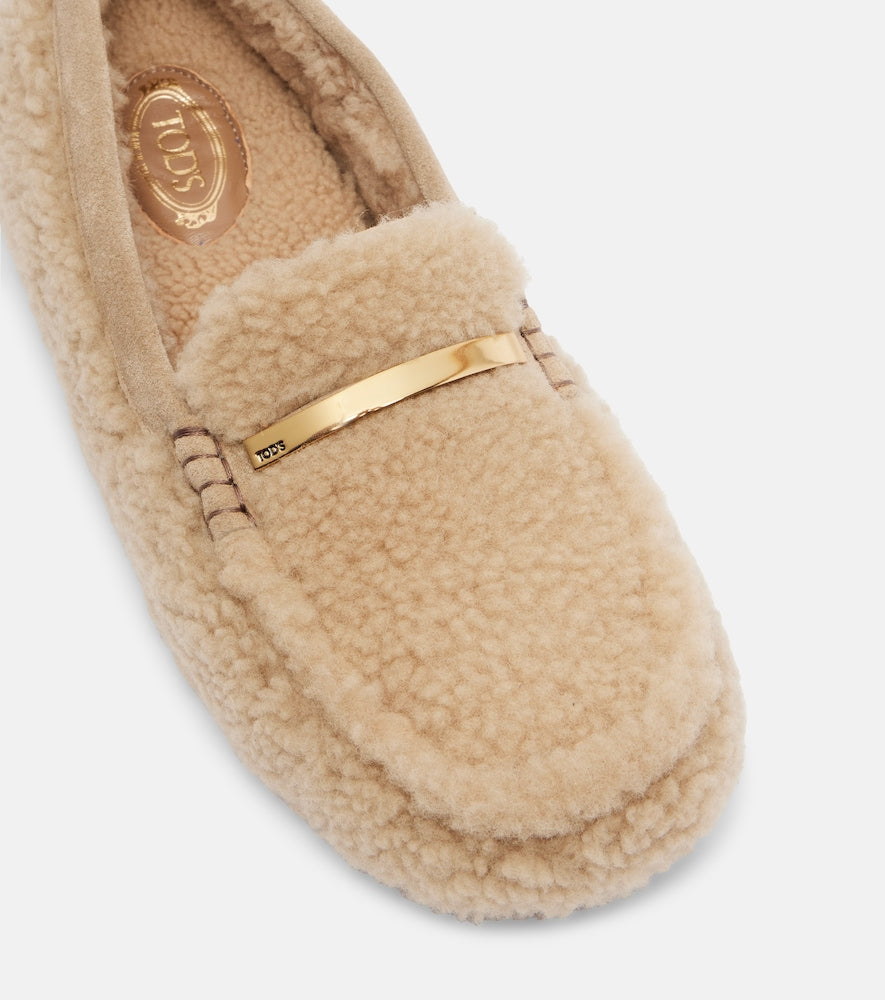 Tod's Gommino shearling driving shoes