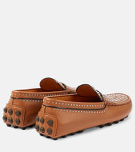 Tod's Gommino studded leather moccasins