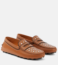 Tod's Gommino studded leather moccasins
