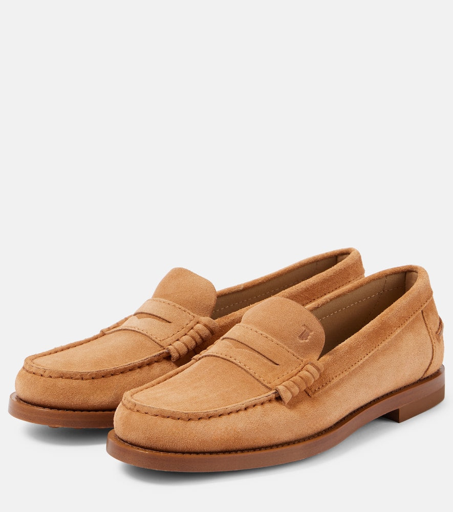 Tod's Gommino suede penny loafers