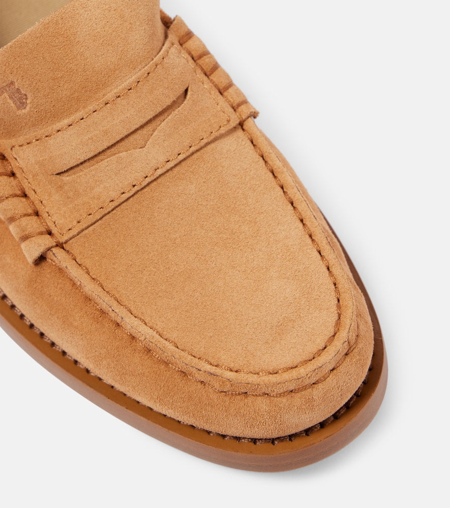 Tod's Gommino suede penny loafers