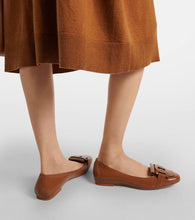 Tod's Kate patent leather ballet flats