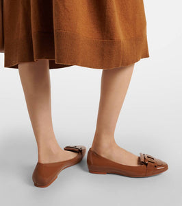 Tod's Kate patent leather ballet flats