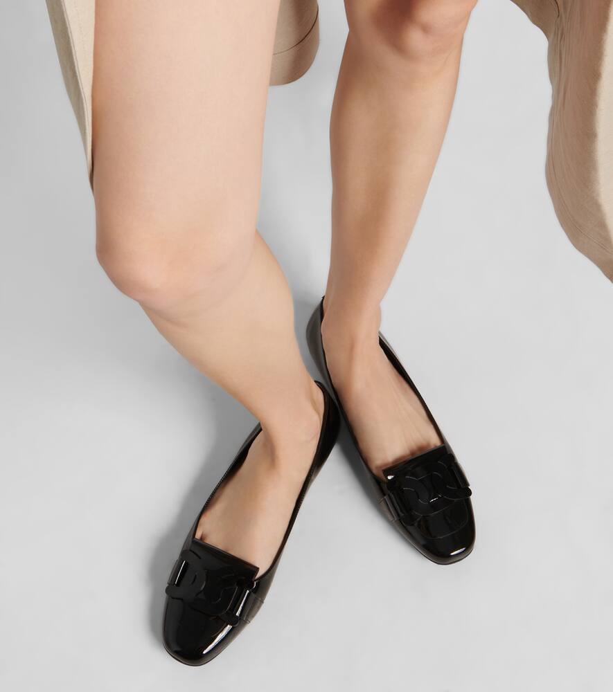Tod's Kate patent leather ballet flats