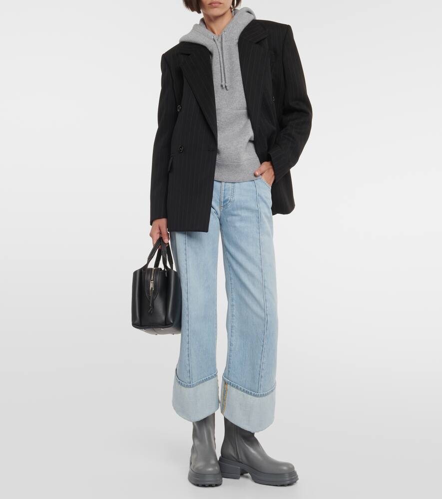 Tod's Leather platform ankle boots