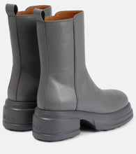 Tod's Leather platform ankle boots