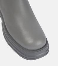 Tod's Leather platform ankle boots