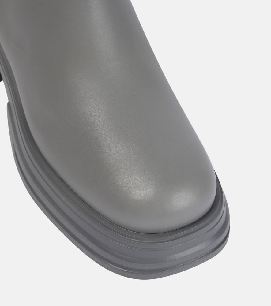 Tod's Leather platform ankle boots