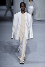 Tod's Leather-trimmed wool blazer