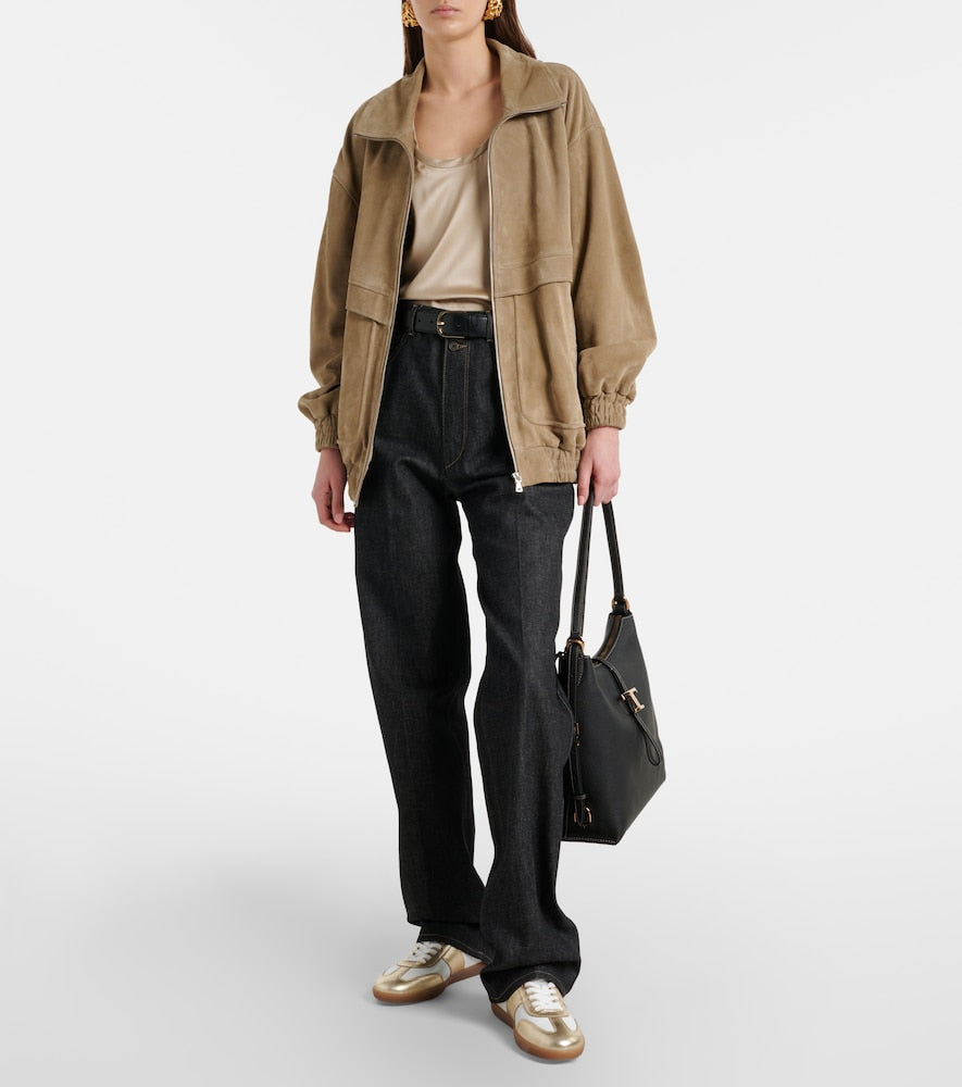 Tod's Metallic leather sneakers