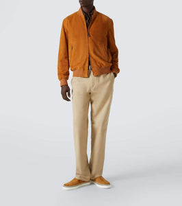 Tod's Pashmy suede bomber jacket