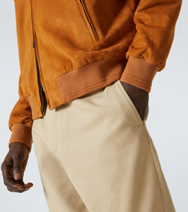 Tod's Pashmy suede bomber jacket