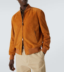 Tod's Pashmy suede bomber jacket