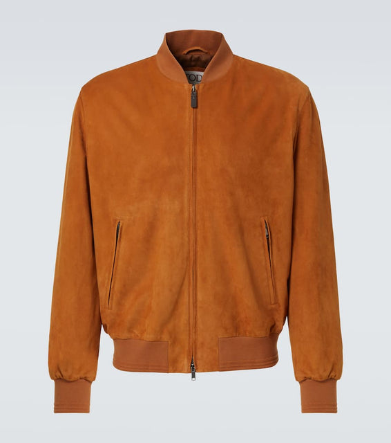 Tod's Pashmy suede bomber jacket