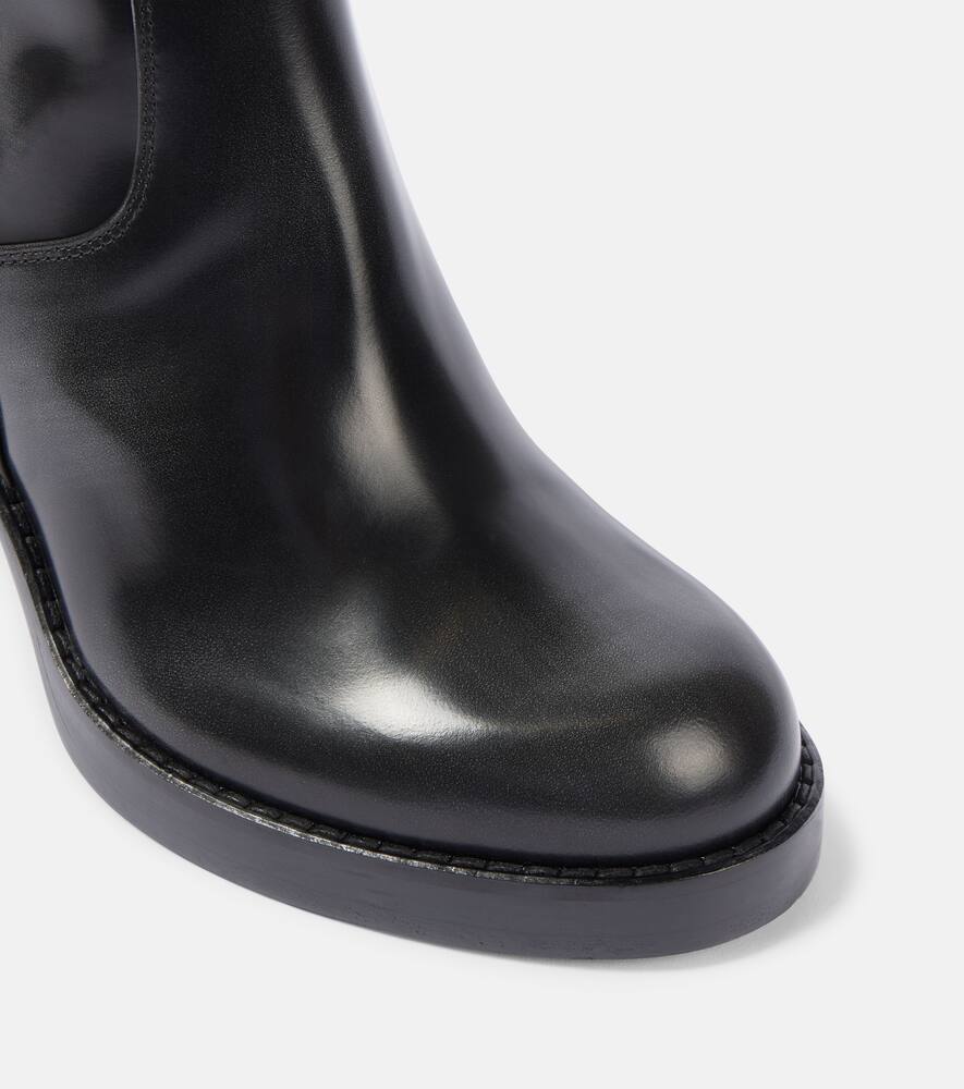 Tod's Polished leather knee-high boots