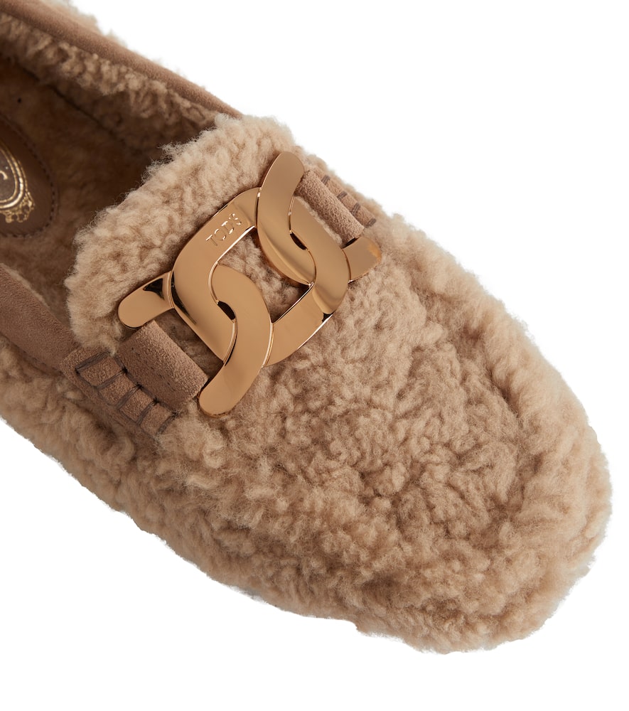 Tod's Shearling loafers