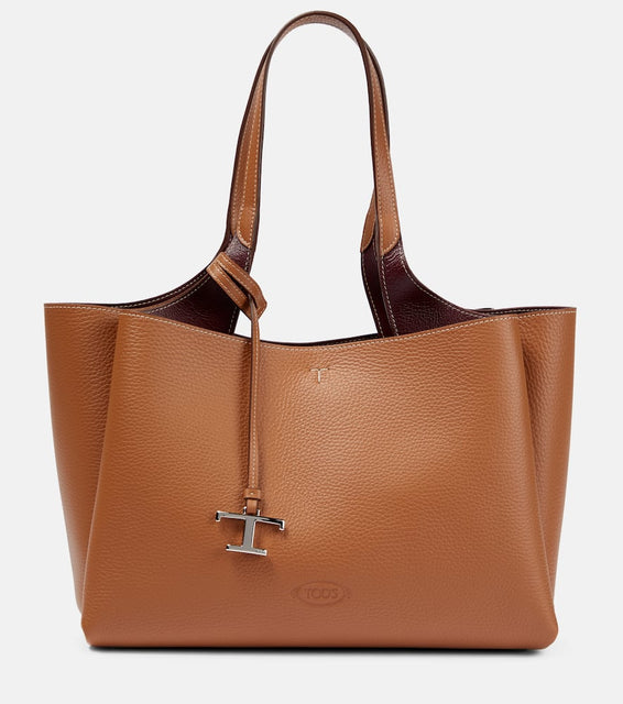 Tod's Small leather tote bag. Shop Tod's Tote Bags for women now.
