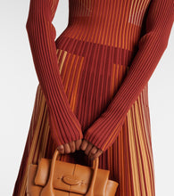 Tod's Striped pliss√É¬© midi dress