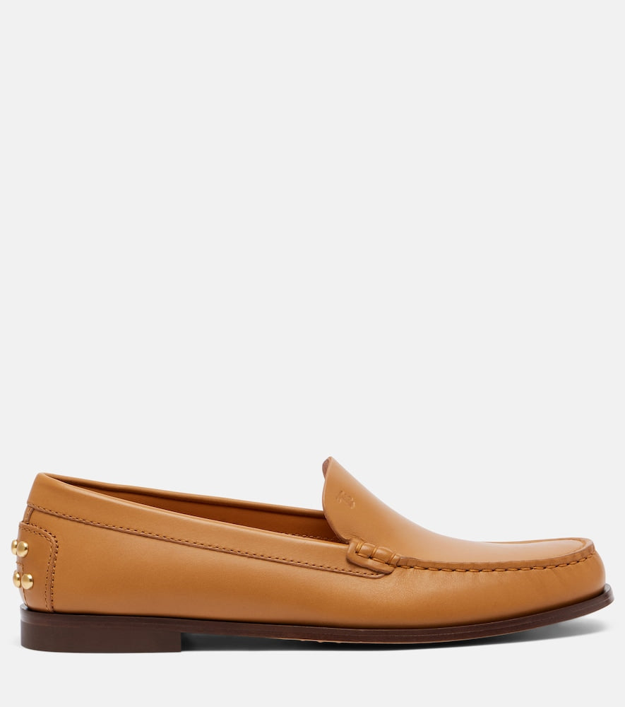 Tod's Studded leather loafers