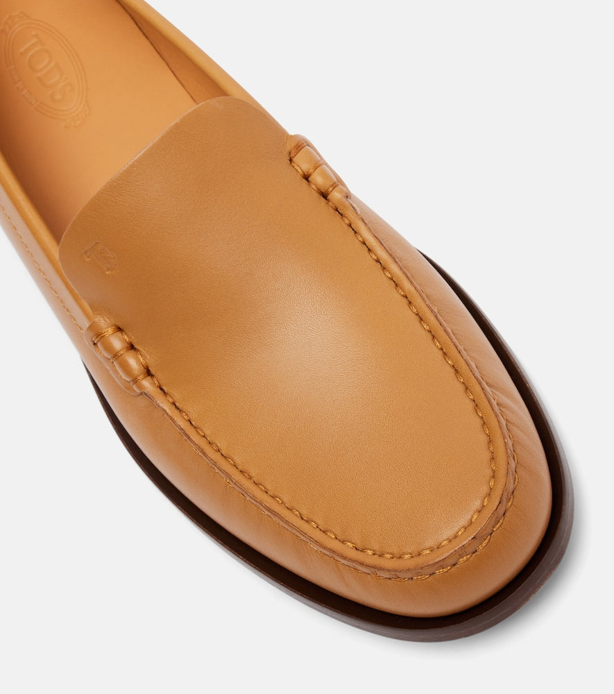 Tod's Studded leather loafers