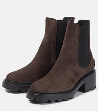 Tod's Suede Chelsea boots