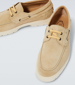 Tod's Suede boat shoes