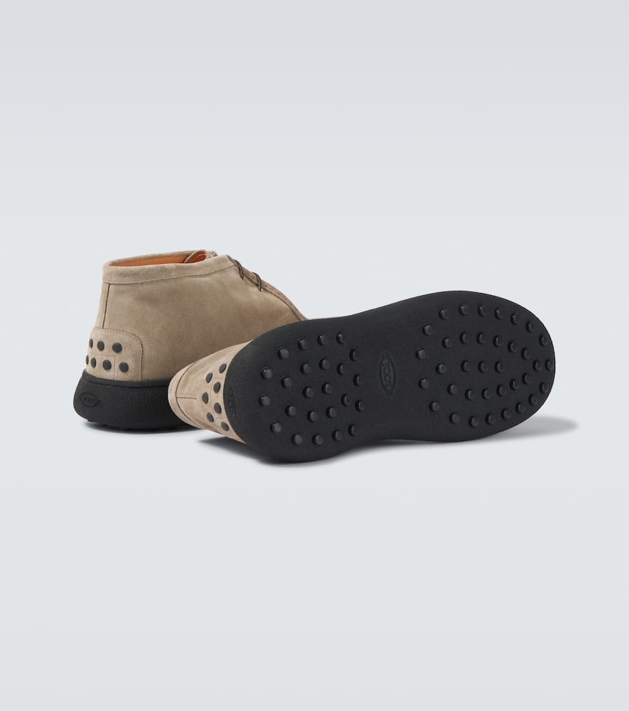 Tod's Suede lace-up boots