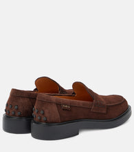 Tod's Suede penny loafers