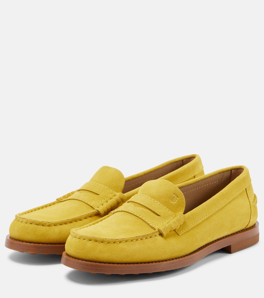 Tod's Suede penny loafers