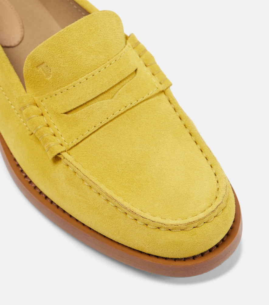 Tod's Suede penny loafers