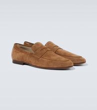 Tod's Suede penny loafers