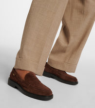 Tod's Suede penny loafers