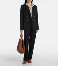 Tod's T Timeless Large leather mesh tote bag