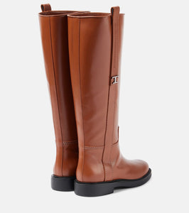 Tod's T Timeless leather knee-high boots