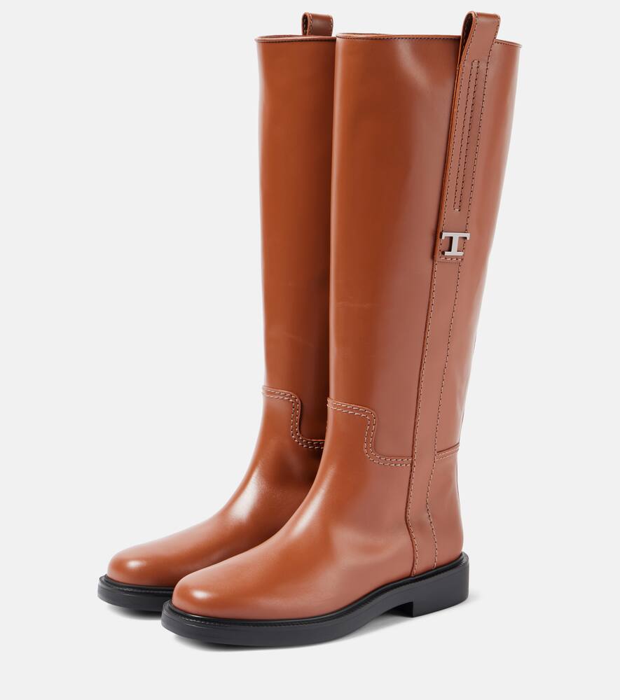 Tod's T Timeless leather knee-high boots