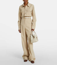 Tod's T Timeless leather-trimmed crochet tote bag