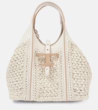 Tod's T Timeless leather-trimmed crochet tote bag. Shop Tod's Tote Bags for women now.