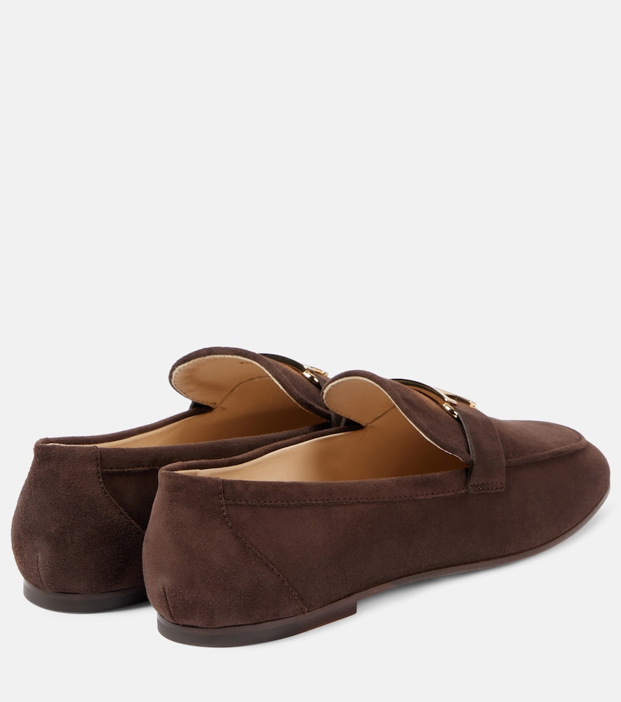 Tod's T Timeless suede loafers