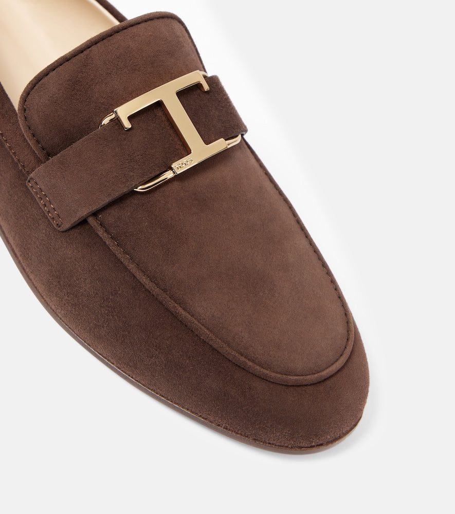 Tod's T Timeless suede loafers