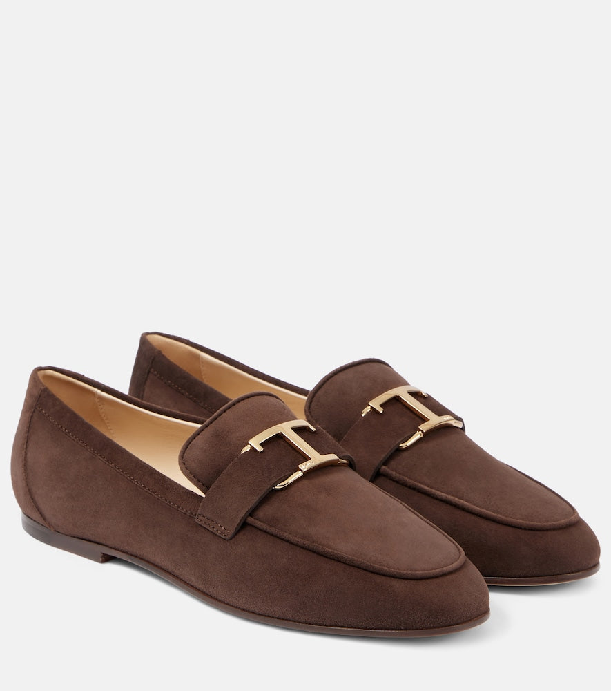 Tod's T Timeless suede loafers