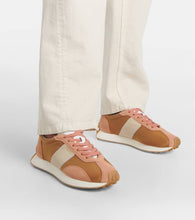 Tod's T Vintage suede and technical sneakers